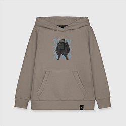 Детская толстовка-худи Упитанный ТВ Мен