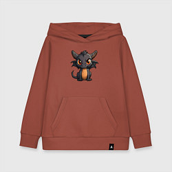 Детская толстовка-худи Дракончик чудо с крыльями