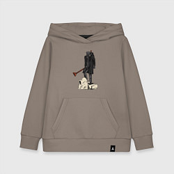 Детская толстовка-худи Камерамен победил скибиди туалет