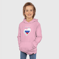 Толстовка детская хлопковая 34 регион Волгоградская область, цвет: светло-розовый — фото 2