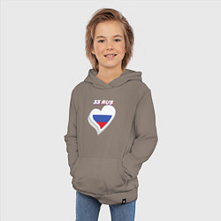 Толстовка детская хлопковая 33 регион Владимирская область, цвет: утренний латте — фото 2