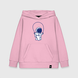 Детская толстовка-худи Космонавт со скакалкой
