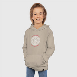 Толстовка детская хлопковая Там где мы - там победа, цвет: миндальный — фото 2