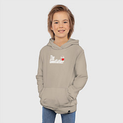 Толстовка детская хлопковая The godfather love, цвет: миндальный — фото 2