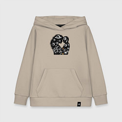 Детская толстовка-худи Space family