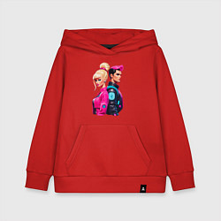 Детская толстовка-худи Ken and Barbie - ai art