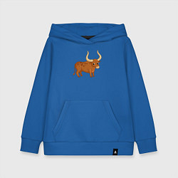 Детская толстовка-худи Cute bull