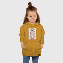 Толстовка детская хлопковая ВанПис Гол Д Роджер, цвет: горчичный — фото 2