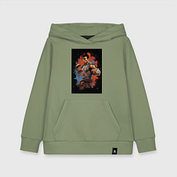 Детская толстовка-худи Тайский боец