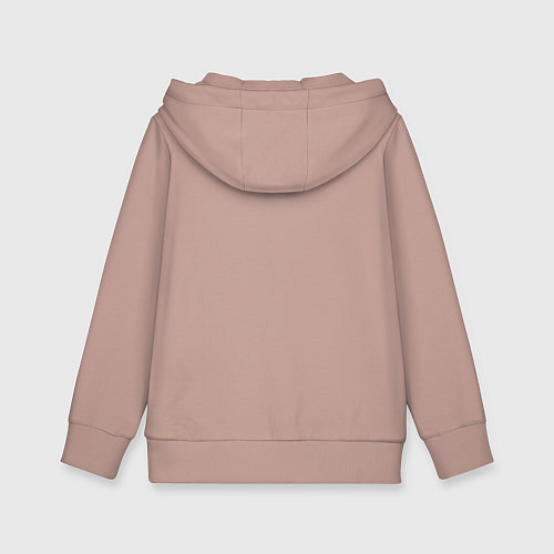 Детская толстовка-худи Овечка: жить гореть и не угаснуть, жить а не сущес / Пыльно-розовый – фото 2