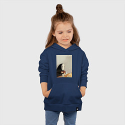 Толстовка детская хлопковая Каонаси чаепитие, цвет: тёмно-синий — фото 2