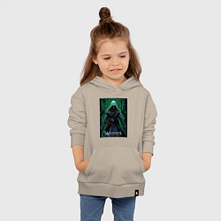 Толстовка детская хлопковая Assassins creed стиль матрицы, цвет: миндальный — фото 2