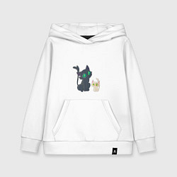Детская толстовка-худи Судзумэ закрывающая двери Дайдзин кот