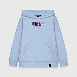 Детская толстовка-худи Map USA
