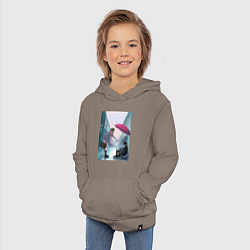 Толстовка детская хлопковая Хиёри Ики Ято, цвет: утренний латте — фото 2