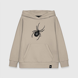 Детская толстовка-худи Черный спайди