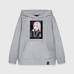 Детская толстовка-худи Zero Two is darling