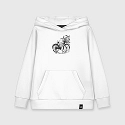 Детская толстовка-худи Велосипедные символы