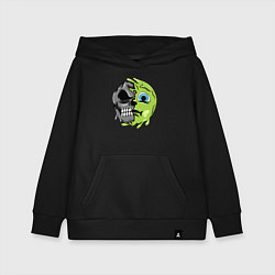 Толстовка детская хлопковая Green smile, цвет: черный