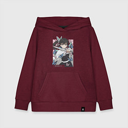 Детская толстовка-худи Клинок рассекающий демонов Канао Цуюри квадрат