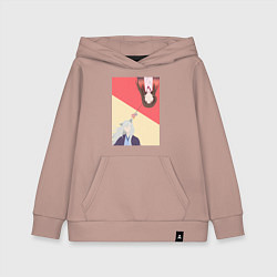 Детская толстовка-худи Очень приятно Томоэ