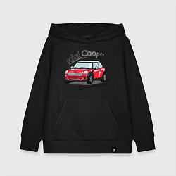 Толстовка детская хлопковая Mini Cooper, цвет: черный