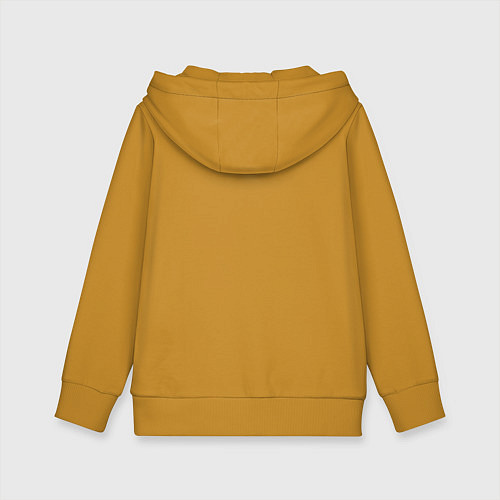 Детская толстовка-худи Lumpy helicopter лось / Горчичный – фото 2