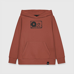 Детская толстовка-худи Audio cassette