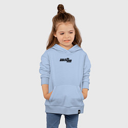 Толстовка детская хлопковая Rocking, цвет: мягкое небо — фото 2