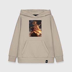 Детская толстовка-худи Клинок, рассекающий демонов Дзэнъицу Агацума молни