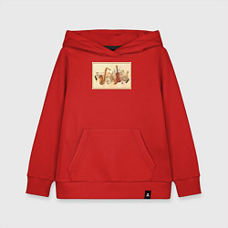 Детская толстовка-худи Музыка нас связала