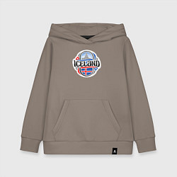 Детская толстовка-худи Моя Исландия