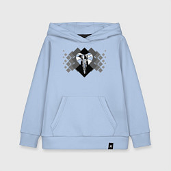 Детская толстовка-худи Слон мозаика геометрия