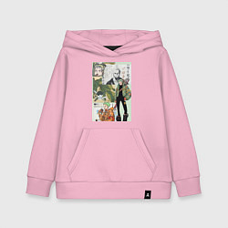 Детская толстовка-худи Ван-Пис Зоро Ророноа коллаж сильнейший мечник