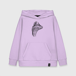 Детская толстовка-худи Новогодняя кобра