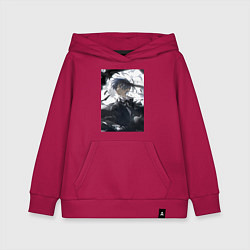 Детская толстовка-худи Тёмный дворецкий Сиэль Фантомхайв вороны