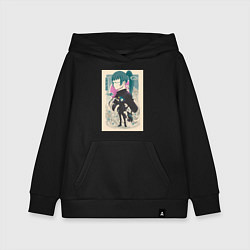 Детская толстовка-худи Магическая битва Маки Дзэнин маг