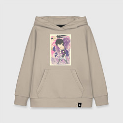 Детская толстовка-худи Магическая битва Тодзи Фусигуро сильнейший