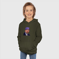 Толстовка детская хлопковая Prison mike Michael Scott офис, цвет: хаки — фото 2