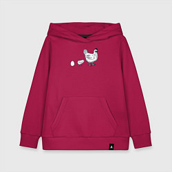 Детская толстовка-худи Куриное семейство
