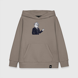 Детская толстовка-худи Человек скворечник