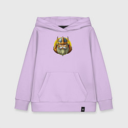 Детская толстовка-худи Голова война в шлеме