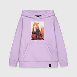 Детская толстовка-худи Волчица и пряности Холо торговец