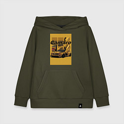 Детская толстовка-худи Chevrolet Camaro авто