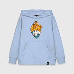 Детская толстовка-худи Сердце моряка