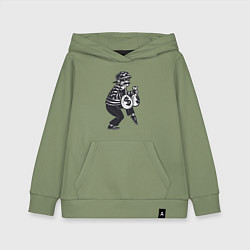 Детская толстовка-худи Вор с мешками денег