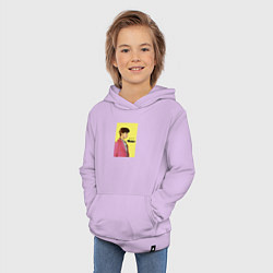 Толстовка детская хлопковая J-hope Butter, цвет: лаванда — фото 2