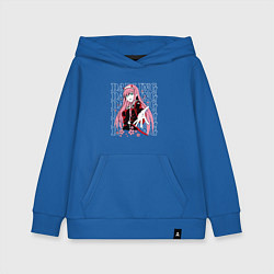 Толстовка детская хлопковая Darling in the FranXX Милый из Франкса, цвет: синий