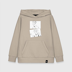 Детская толстовка-худи Эмоции Сугуру Гето - Магическая битва