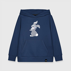 Детская толстовка-худи Веселый красивый заяц русак